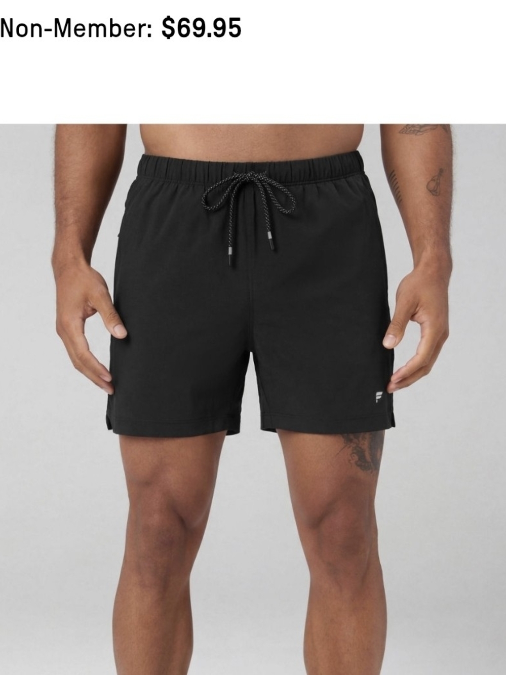 Fabletics The One 5" Short - Black
